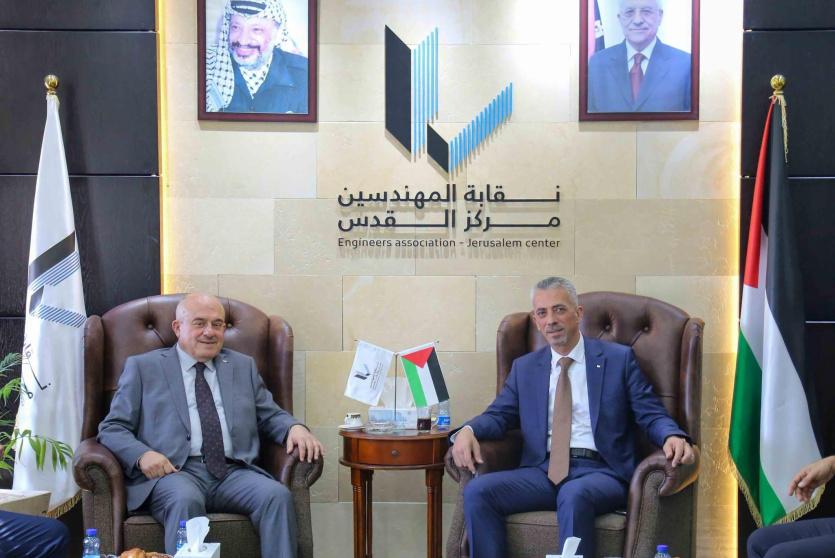 نقابة المهندسين تستقبل وزير الحكم المحلي