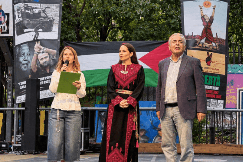 السفيرة أبو عمارة تفتتح مهرجان الثقافة الفلسطينية في روما