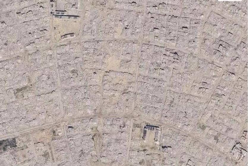 صور جديدة من خرائط غوغل تكشف حجم الدمار الهائل في غزة