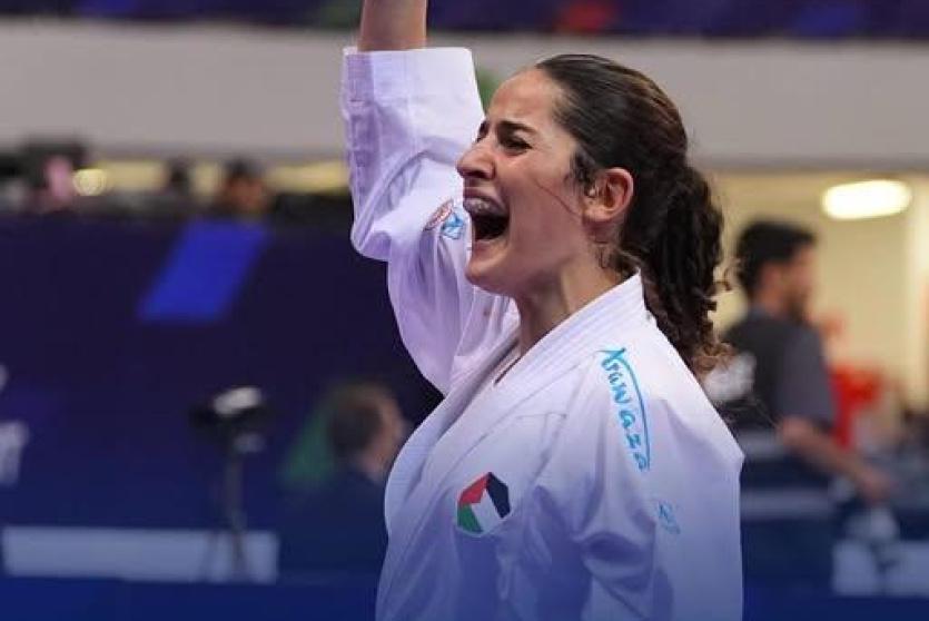 مريم بشارات بطلة العالم للكاراتيه