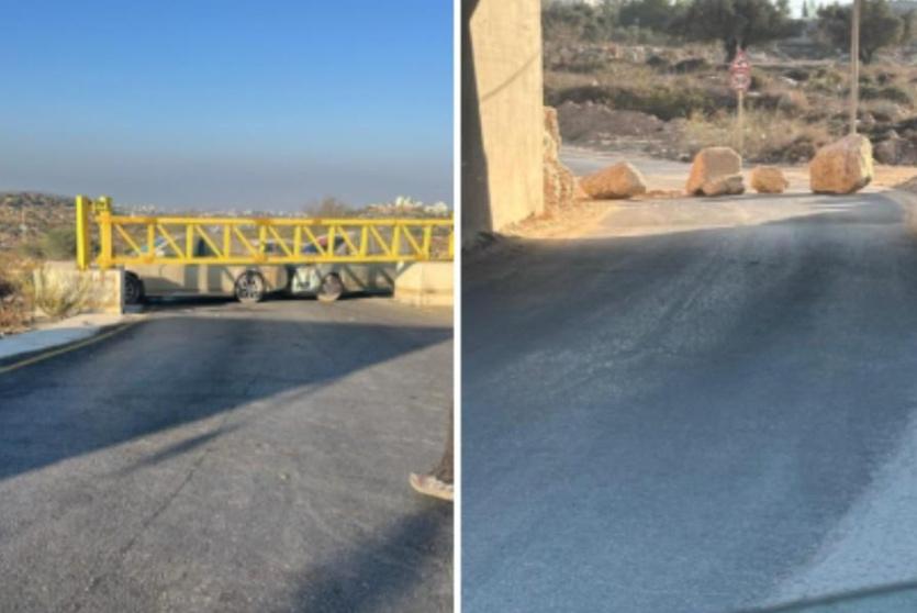 الاحتلال يواصل إغلاق بوابة عين يبرود ويغلق مدخل المغير الوحيد