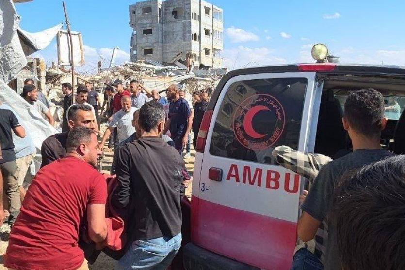 شهيد ومصابون جراء قصف الاحتلال مجموعة من المواطنين في مدينة غزة
