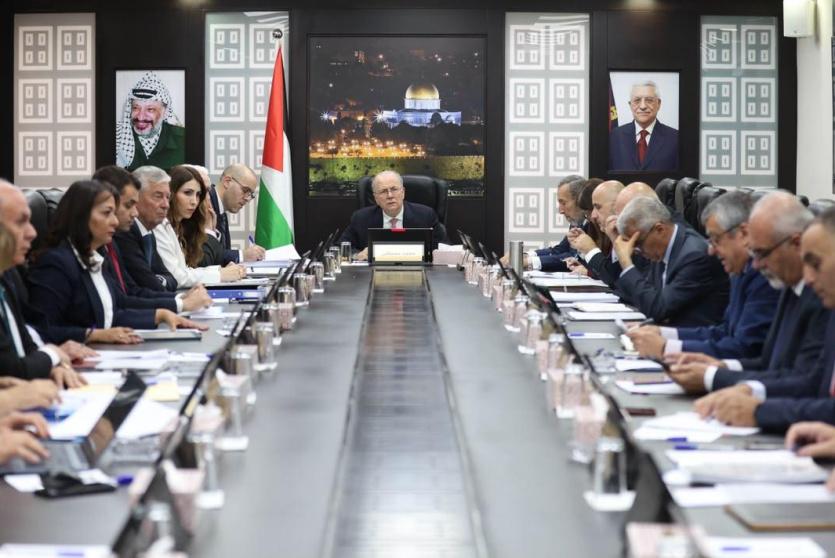 جلسة مجلس الوزراء الفلسطيني