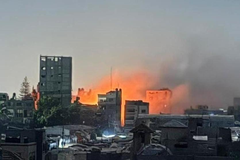 إطلاق نار مكثف وعمليات نسف للاحتلال في مناطق متفرقة من قطاع غزة