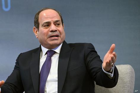 الرئيس المصري يشدد على أهمية تثبيت وقف إطلاق النار بغزة