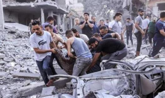 شهيد وعدد من الجرحى جراء قصف الاحتلال غرب خان يونس