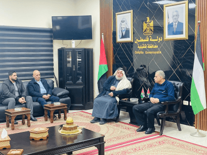 قلقيلية: المحافظ يستقبل وفد من كلية الدعوة الإسلامية ويبحث معهم عدداً من القضايا