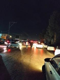 وقع بين عدد من المركبات
