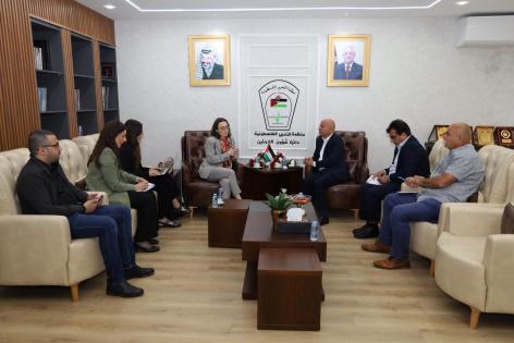 أبو هولي يطالب بلجيكا بحشد دعم دولي للأونروا وتأمين تمويل مستدام