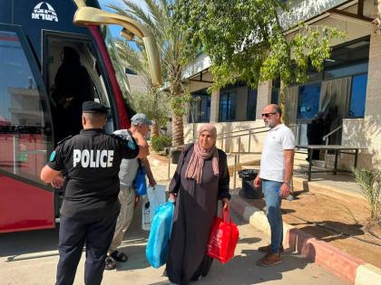 بالصور | وصول أولى قوافل حجاج بيت الله الحرام إلى مدينة أريحا