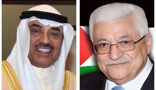 الرئيس عباس يُجري اتصالا هاتفيا مع ولي عهد الكويت