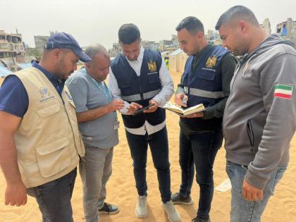 الأشغال العامة تواصل إنشاء مراكز الإيواء وإدارة الركام وحصر الأضرار في قطاع غزة
