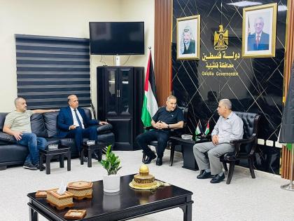 قلقيلية: المحافظ يلتقي مستشار التخطيط لدى الهيئات المحلية في الداخل الفلسطيني