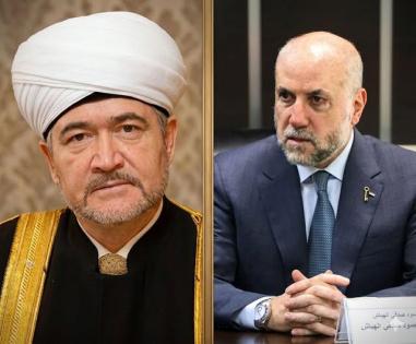 الهباش ومفتي روسيا يبحثان تصاعد العدوان الإسرائيلي على الشعب الفلسطيني