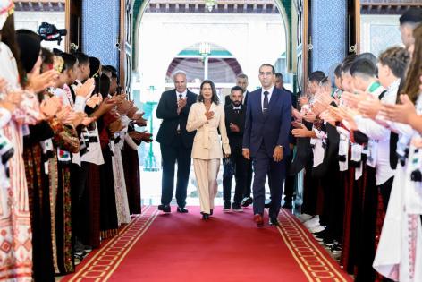 الرباط: الأميرة للا مريم تستقبل الأطفال المقدسيين المشاركين في مخيم 