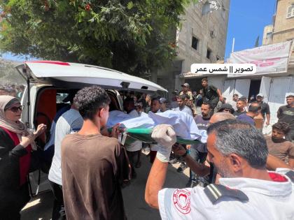 شهيدان ومصابون جرّاء قصف طائرات الاحتلال مجموعة مواطنين غرب مدينة غزة