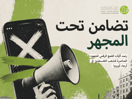 تقرير جديد لحملة يرصد القمع الرقمي للتضامن مع الفلسطينيين/ات في أرجاء أوروبا