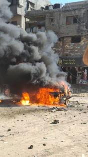 3 شهداء ومصابون جراء استهداف الاحتلال مركبة في مدينة غزة