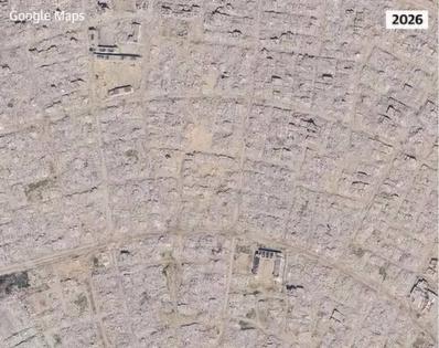 صور جديدة من خرائط غوغل تكشف حجم الدمار الهائل في غزة