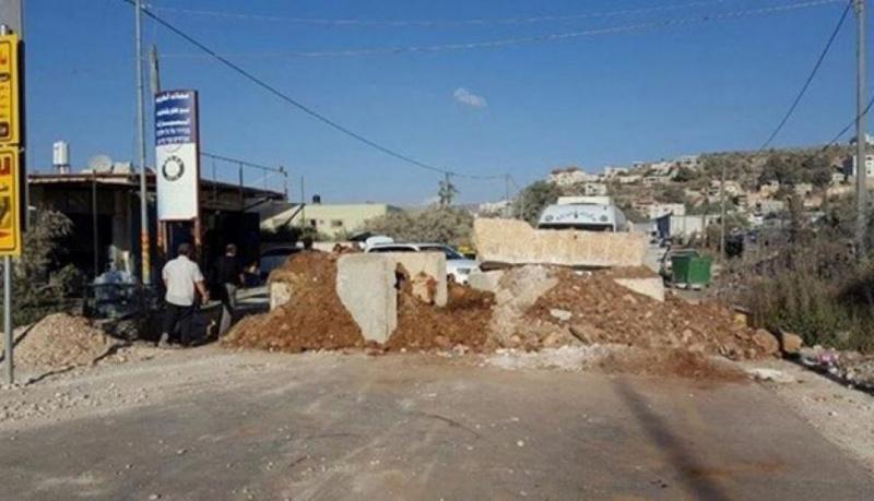 قوات الاحتلال تغلق المدخل الغربي لزعترة شرق بيت لحم