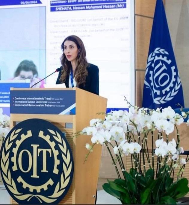 وزيرة العمل تثني على قرار مجلس إدارة منظمة العمل الدولية