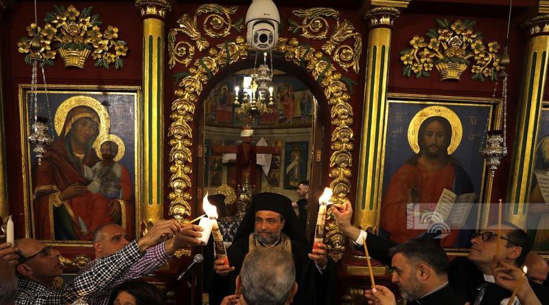 كنائس فلسطين تحيي "سبت النور"