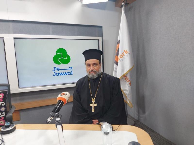 الأب إلياس عوّاد يؤكد وحدة الفلسطينيين وصمودهم رغم الحرب