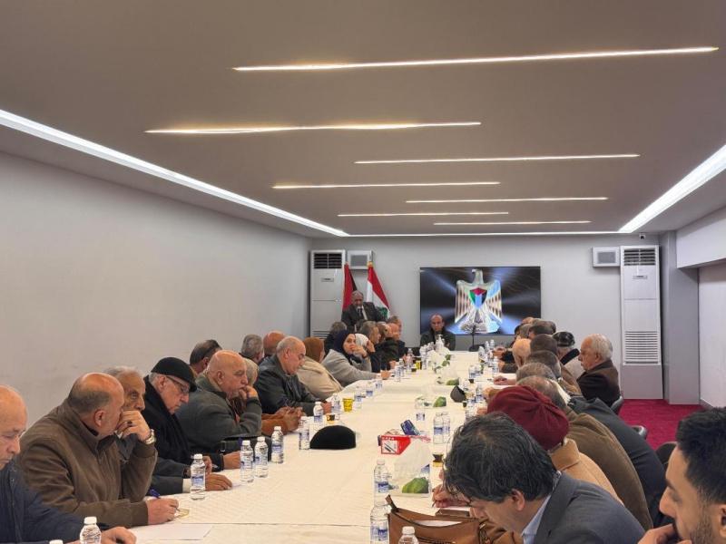 سفارة فلسطين تعقد لقاءً موسعاً لبحث أوضاع أبناء شعبنا في لبنان والتحديات التي تواجه الأونروا