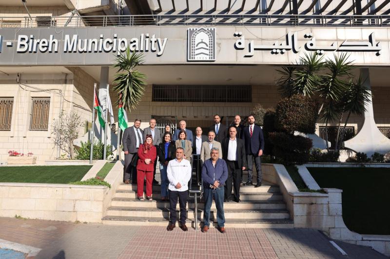 المهندس منيف طريش رئيسًا لبلدية البيرة والمحامي أمجد الشلة نائبًا للرئيس