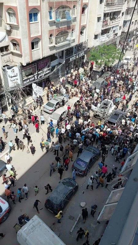 شهداء وجرحى بقصف الاحتلال سيارة وسط مدينة غزة