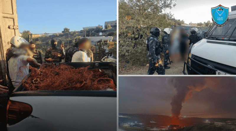 القبض على 21 مشتبها بحرق المخلفات في إذنا غرب الخليل