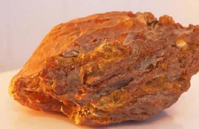 روسيا.. العثور على قطعة كهرمان وزنها 1.5 كيلوغرام