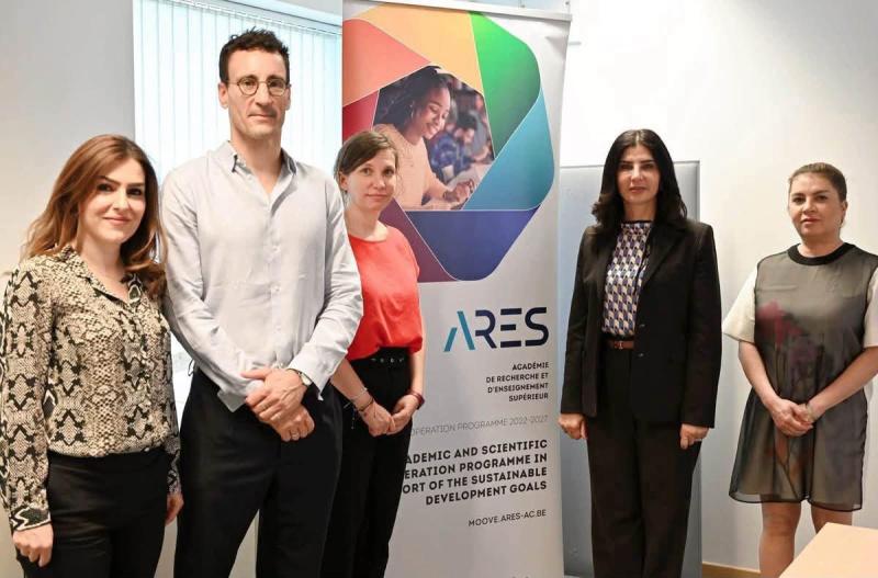 السفيرة جادو تبحث تعزيز التعاون الأكاديمي ودعم الجامعات الفلسطينية مع مؤسسة "ARES" البلجيكية