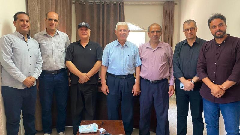 جامعة غزة تستقبل وفدًا من الأمانة العامة لنقابة الصحفيين الفلسطينيين