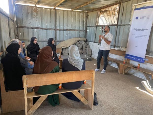 جمعية المرأة العاملة تنظم ورشة بعنوان “المرأة كقوة فاعلة في المجتمع” لتعزيز دور عضوات مجلس الظل" في دير البلح