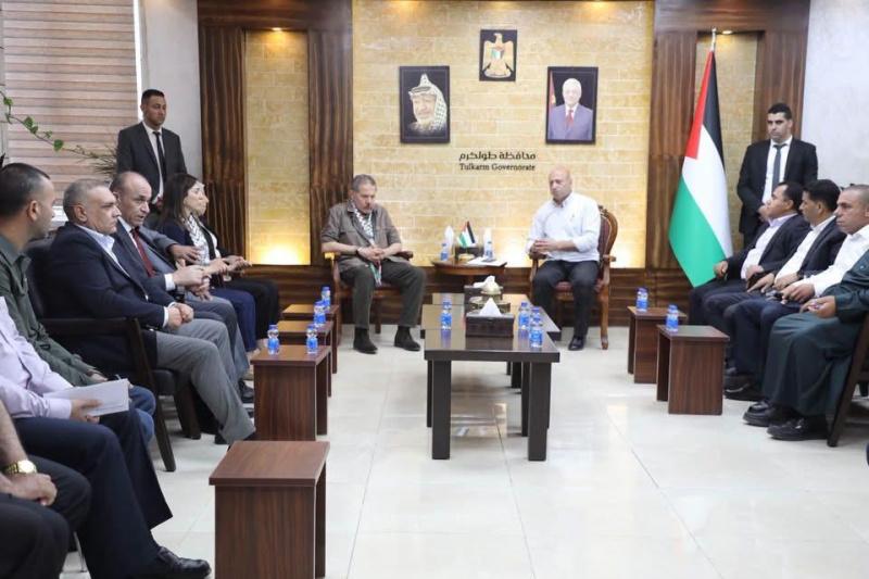 محافظة طولكرم تستقبل عضو اللجنة المركزية لحركة "فتح" ياسر عباس