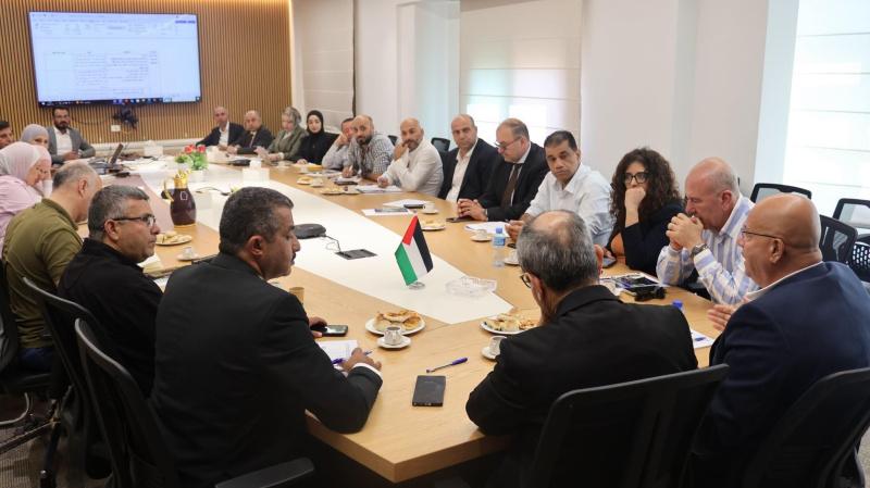 سلطة جودة البيئة والاتحاد العام للصناعات الفلسطينية يناقشان الملاحظات الفنية على مشروع قانون البيئة