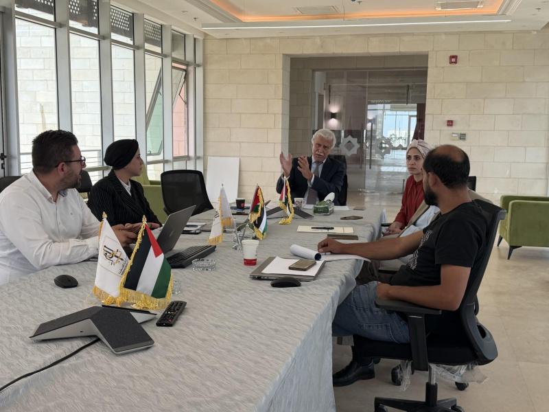 المكتبة الوطنية الفلسطينية تبحث مع "عربيكا" تعزيز التعاون العربي لصون الأرشيف الفلسطيني