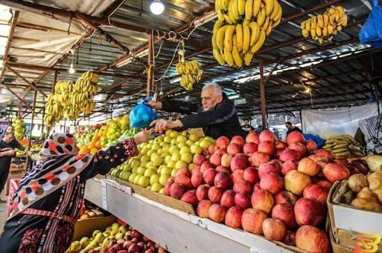 الإحصاء: انخفاض مؤشر غلاء المعيشة في فلسطين بنسبة 1.60% الشهر الماضي