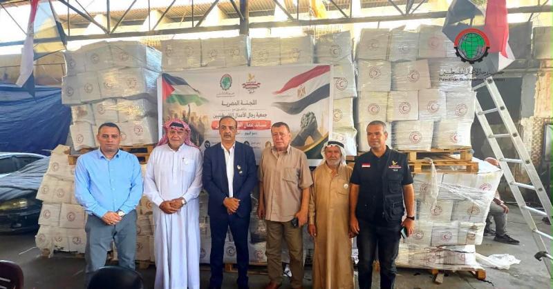 جمعية رجال الأعمال الفلسطينيين تواصل دعم عمال القطاع الخاص بإطلاق حملة جديدة بالشراكة مع اللجنة المصرية