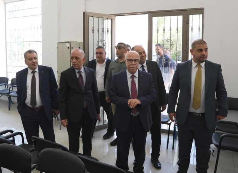 رئيس مجلس القضاء الأعلى ورئيس سلطة الأراضي يتفقدان مقر محكمة تسوية رام الله والبيرة الجديد