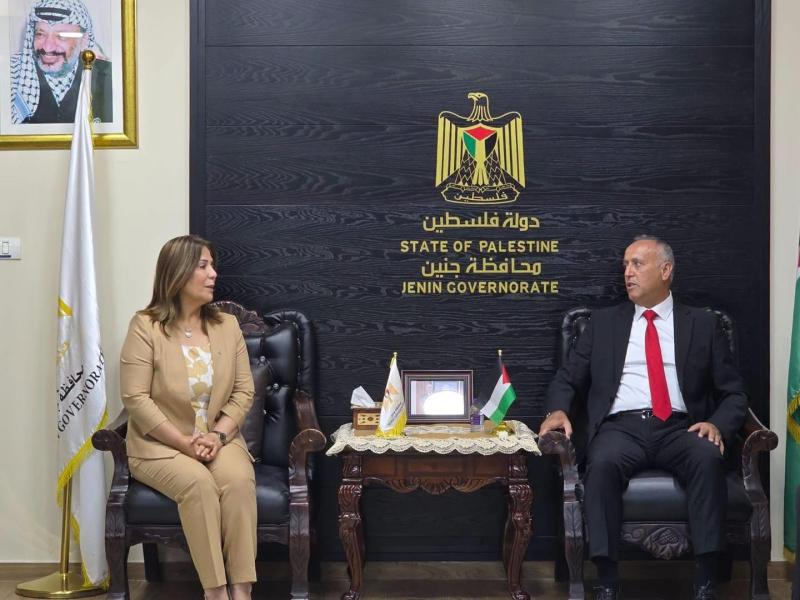 الخليلي وأبو الرب يبحثان واقع النساء في محافظة جنين وسبل تعزيز التمكين الاقتصادي