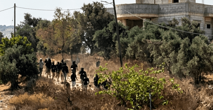 مستوطنون يهاجمون مناطق بين قريتي جيت وتل شرق قلقيلية