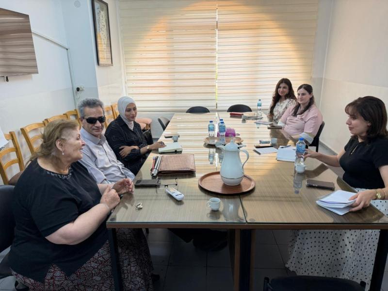 جمعية المرأة العاملة الفلسطينية للتنمية تبحث تعزيز التعاون مع جمعية فلسطين للمكفوفين