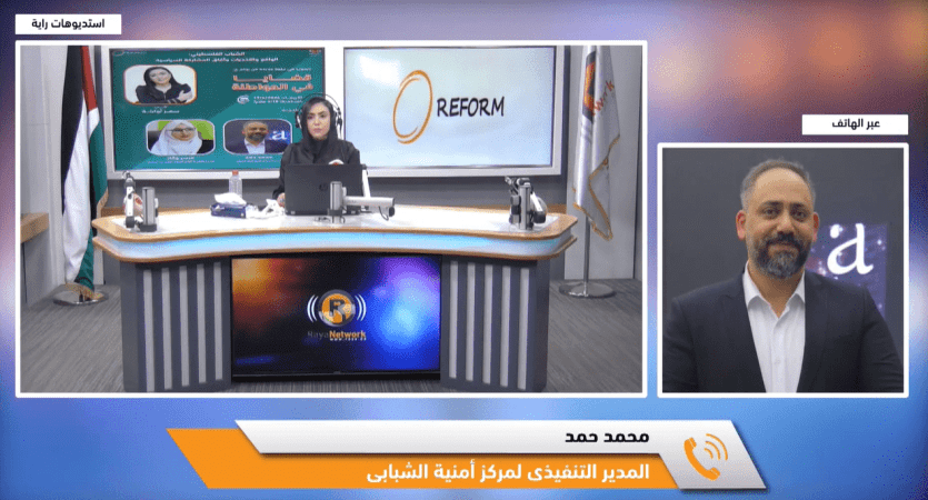 محمد حمد المدير التنفيذي لمركز أمنية الشبابي (جنين)